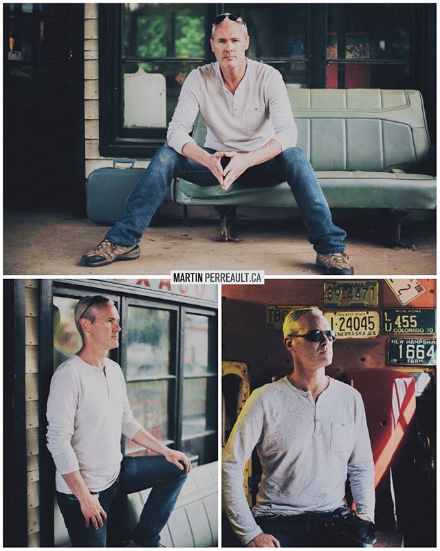 Spotlight on my long time super friend and peer @yanikphoto, posing here for my light tests during the recent @jobybach Retro gas station  photoshoot.  Yanik is an amazing friend and very talented photographer and videographer. Check him out at www.image-y.com #yanikchauvin #imagey #bts #portrait #glasses #cool #martinperreault #photography www.martinperreault.com ni